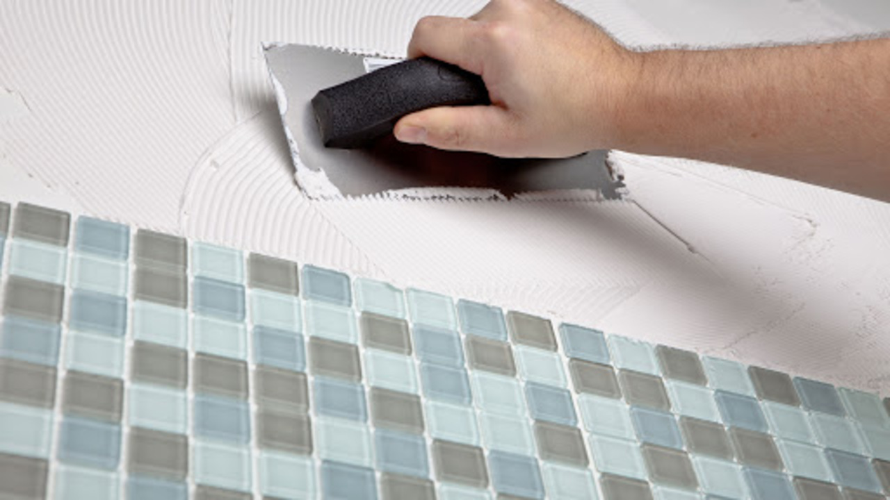 Bathroom tiling and shower drainage rough-in work