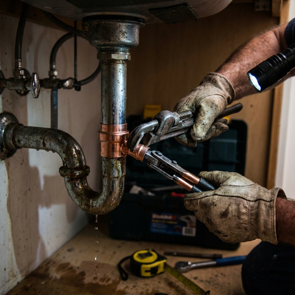 Expert emergency plumbing repair for burst pipes